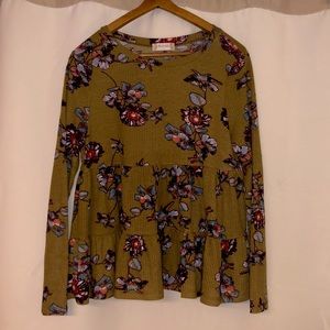 Altar’d state flowy autumn shirt